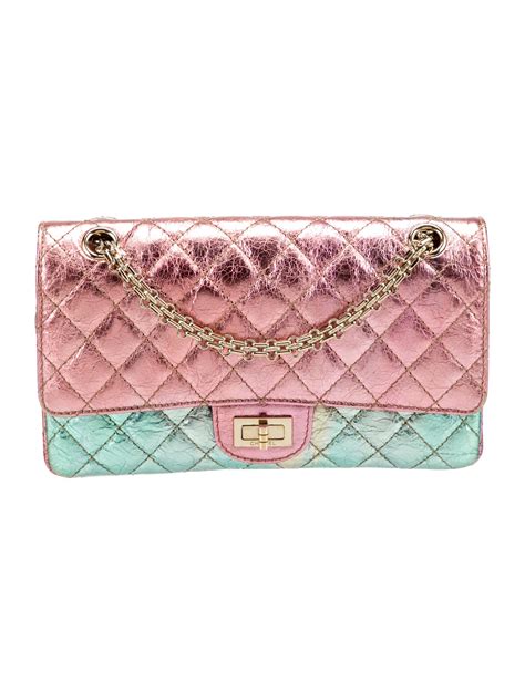 chanel metallic rainbow bag|Chanel Rainbow Reissue 225 Double Flap Bag .